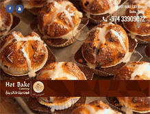 Tablet Screenshot of hotbakeqatar.com